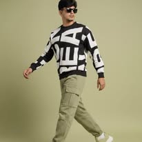 ZITY 3 Pack Men's Crewneck Sweatshirts Lightweight Long Sleeve Casual Pullover Moisture Wicking Sweatshirts for Men